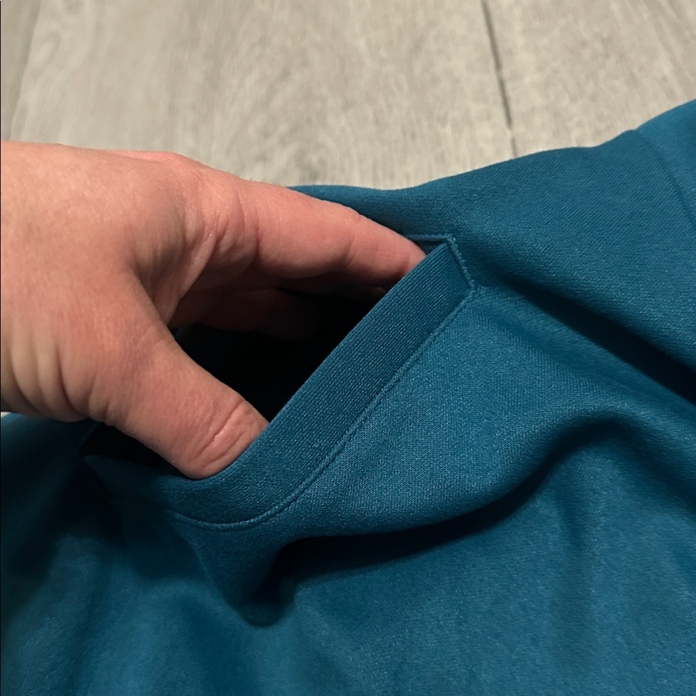 H&M Teal A-LINE MIDI SKIRT size XS - Picture 3 of 7